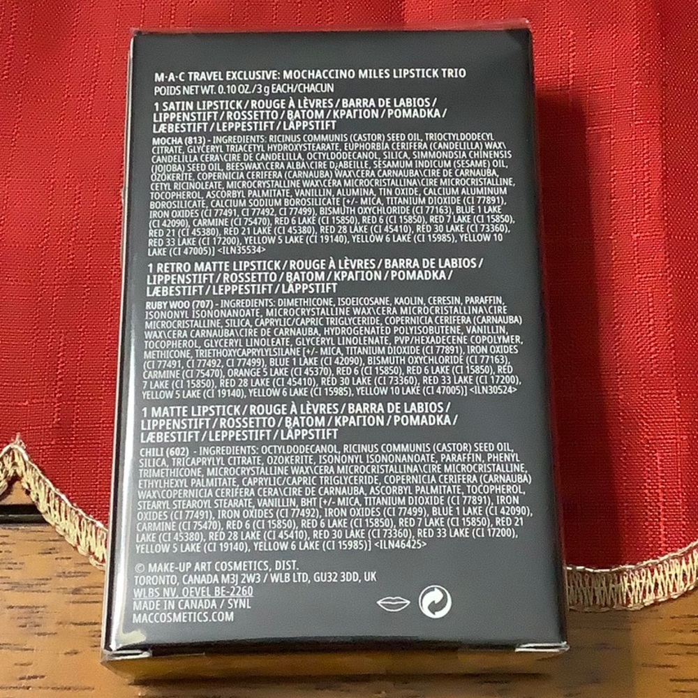 MAC TRAVEL EXCLUSIVE MOCHACCINO MILES LIPSTICK TRIO - Picture 5 of 6